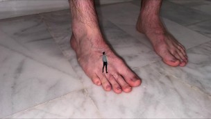 Made to worship the giants entire muscular hairy body
