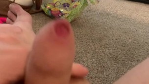Playing with my hot and horny twink cock