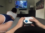 DISTRACTING GAMER BLOWJOB FROM MIA MONROE MONEY 2/16