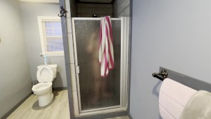 shower pov talking flexing and flirting with you