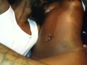 CHOCOLATE EBONY GETS HER PERFECTLY PERKY TITS SENSUALLY KISSED SUCKED AND LICKED!!!!!!!! 15/16