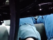 Smashing cake on my break pedal in my socks and jeans 360 view 5/16