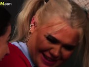 College CFNM gals suck cock in 3some 8/16