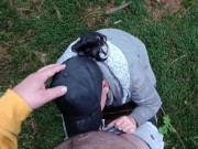 sex while walking in the woods