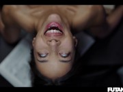 Jadilica Fucks Lia Lin With Massive Cumshots After Gender Transformation TRAILER 10/16