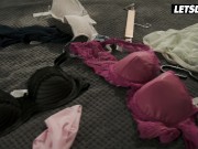 Euro Babes Lottie & Freya Moaning In Hot Lesbian Affair - LETSDOEIT 1/16