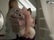 Euro Babes Lottie & Freya Moaning In Hot Lesbian Affair - LETSDOEIT 3/16