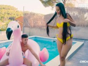 Colombian Babe Andreina De Luxe Fucked By The Pool By Rich Guy - MAMACITAZ 3/16