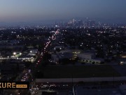 Lesbian threesome in front of some friends 3/16