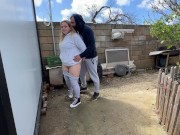 HE CAUGHT ME PISSING ON THE STREET AND PUT ME AGAINST THE WALL