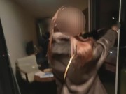 【個人撮影】鎌倉🕊️ホテルでお風呂前に濃厚ディープキス♡鏡越しで立ちバックSEXする旅行中の素人カップル動画♡／Japanese amateur hentai ／日本人／パイパン／色白／美少女 16/16