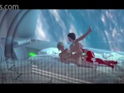 The Visitor. SciFi Futa Dominatrix fucks Big Tittied Woman. Futanari domination animated 3DX Sex. 9/16