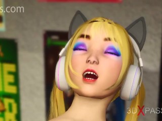 Esmeralda. GamerGirl Banged by Games’ Main Character. Futanari 3d animated Rule 34 Parodies