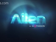 AlienGirl. Sci-Fi BDSM Futanari video. Android Screws Captured Sexy Girl In All Holes! 3dx Monster Girls Animated Clip 3/16