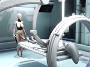 AlienGirl. Sci-Fi BDSM Futanari video. Android Screws Captured Sexy Girl In All Holes! 3dx Monster Girls Animated Clip 5/16