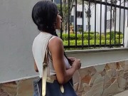 My girlfriend has the Lush toy inserted in her pussy and we are walking down the street and I am rec 13/16