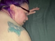 Stepsis lets bro eat and fuck her pussy she sucks his cock and he jerks his load on her lips 12/16