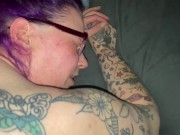 Stepsis lets bro eat and fuck her pussy she sucks his cock and he jerks his load on her lips 14/16