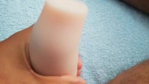 Masturbándome muy rico.