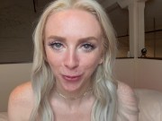 POV JOI Submissive Cute Blonde Makes You Cum Twice - Cum Countdown 2/16