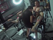 Strap On Stories - I MAKE him Cum in my mouth 4 times from a Pegging BlowJob. 4 cameras 4K 6/16