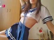 Petite Schoolgirl / Jelly Squirt Moments Compilation / Onlyfans @Julyluane