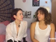 Ersties - Domina Flora wird von Kätzchen July geleckt 13/16