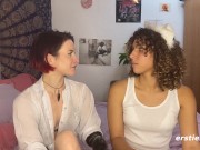 Ersties - Domina Flora wird von Kätzchen July geleckt 3/16