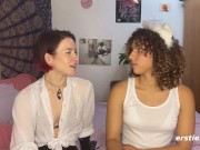 Ersties - Domina Flora wird von Kätzchen July geleckt 6/16