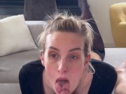 he smears me with cum before leaving for work 7/16