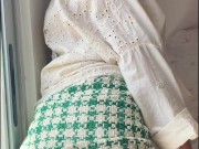 My tight ass and pussy are delighted with a brand new big dildo 11/16