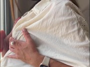 My tight ass and pussy are delighted with a brand new big dildo