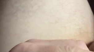 I jerked off my fat uncut dick in the morning