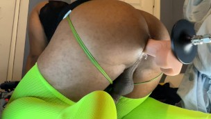 Sex Machine Fucks Big Black Ass