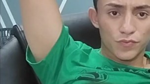 She pulled my cock live for my web followers in my room