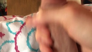 Hot Twink Niko Springs Jerks Off His Big Cock After Waking Up