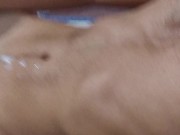 Selfie fast masturbation dedicated to a girl and huge cumshot gift 12/16