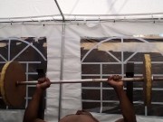 Hitting the weights! (Fetish) - Screenshot 8 of 16 - Ebony