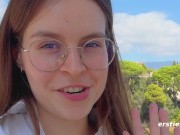 Ersties - Cute Brunette Babe Rubs Her Pussy While Watching an Ersties Video 11/16