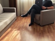 MY FANCENTRO – Fulfilling stepbrother’s wet dream with a leather girl 3/16