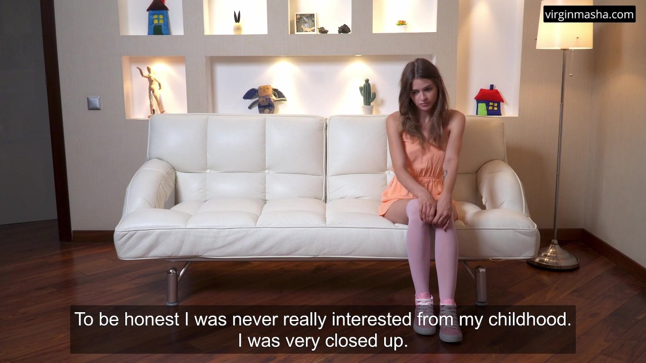 Best looking innocent small tits babe caressing vagina