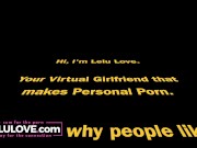 Big boobs babe masturbating on live webcam to HUGE edging orgasm with vibrator chatting before during & after - Lelu Love 1/16