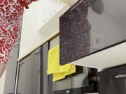 Sexy and horny tight pussy blonde housewife cheats on husband with a guy while the husband is on vacation first with panties 3/16