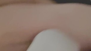 Faggot in panties fucks himself