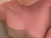 【自撮りオナニー】元アイドル現役OLのお風呂、マンコ、潮吹き、オナニ 15/16