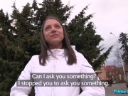 PublicAgent - teen college babe with tight petite body experiences her first huge cock in hotel room 1/16