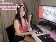 Jeune streameuse suce une grosse bite 7/16