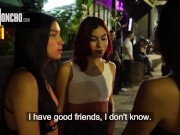 XHONCHO - Bored 18yo Petite Latina Teens Pray For A BBC After Party - Hot Threesome (español) 9/16