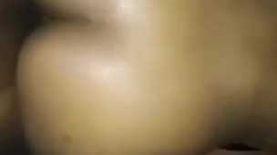 Light-skin bitch reverse cowgirl