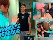 Young neighbour plumber unclogs my pipes - Thiago Lopez & Celeste Alba